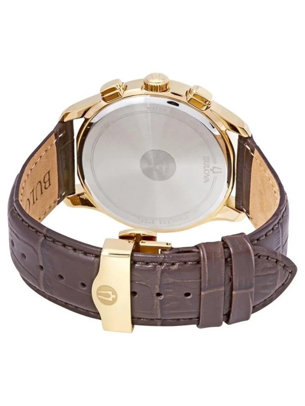 NWT Bulova Classic White Textured Dial Men's Chronograph Watch